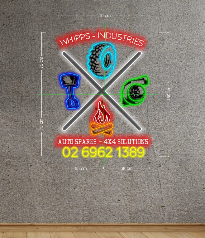 Enseigne au néon LED personnalisée pour entreprise