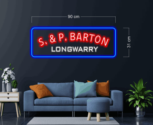 S & P BARTON | LED Neon Sign