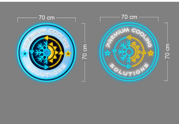 Enseigne au néon LED personnalisée pour entreprise