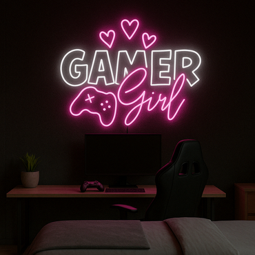 Game Zone Neon Signs – Wall Art for Bedrooms and Game Zones