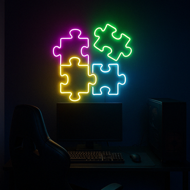 Gamepad with Heartbeat – Wall Art for Bedrooms and Game Zones