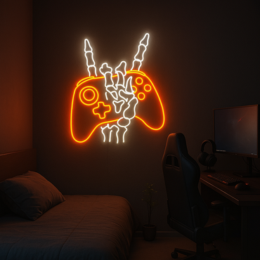 Game Pad Neon Signs – Wall Art for Bedrooms and Game Zones