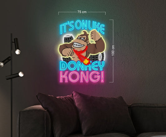 DONKEY KONG + KARAOKE | LED Neon Sign (2 signs)