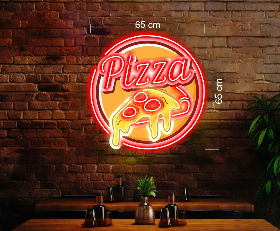 PIZZA 65 CM | LED Neon Sign
