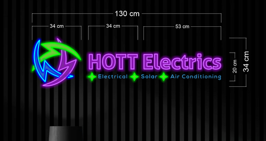 Enseigne au néon LED personnalisée pour entreprise