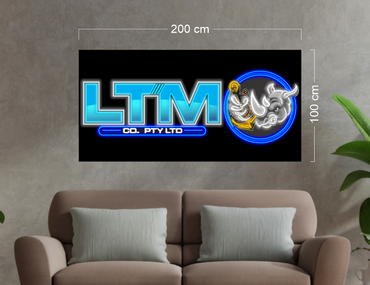 LTM | LED Neon Sign (2 WATERPROOF SIGNS)