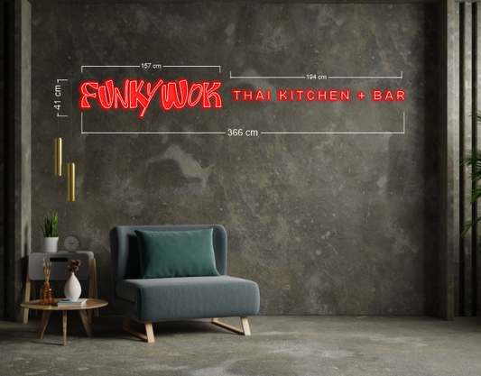 Enseigne au néon LED personnalisée pour entreprise