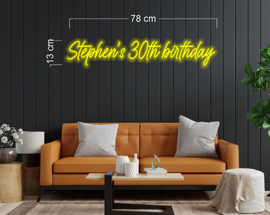 Enseigne au néon LED personnalisée pour entreprise