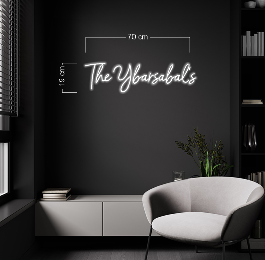 The Ybarsabal’s | LED Neon Sign