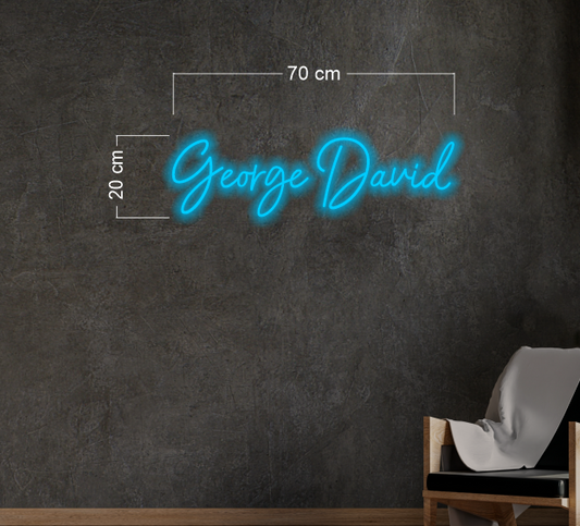 George David | LED Neon Sign