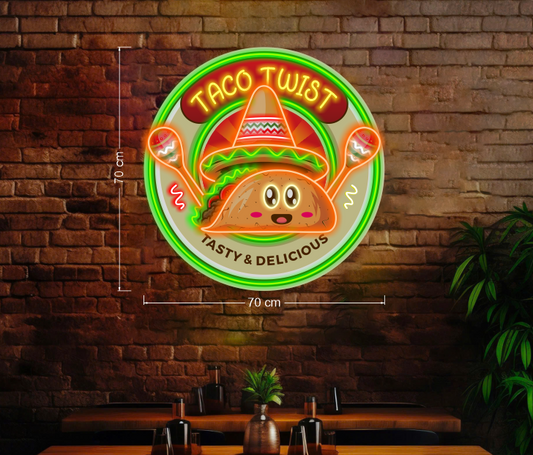 Enseigne au néon LED personnalisée pour entreprise