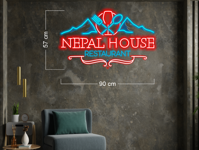 Nepal house restaurant | LED Neon Sign