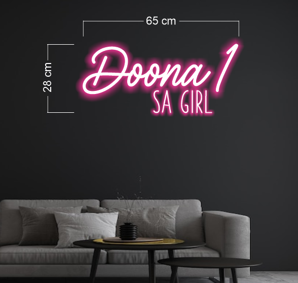 Doona 1 SA GIRL | LED Neon Sign