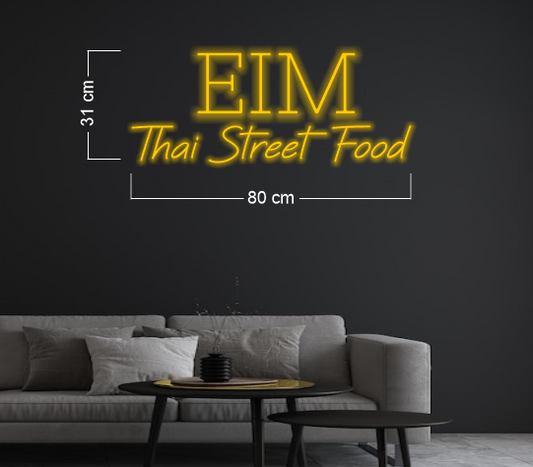 Enseigne au néon LED personnalisée pour entreprise