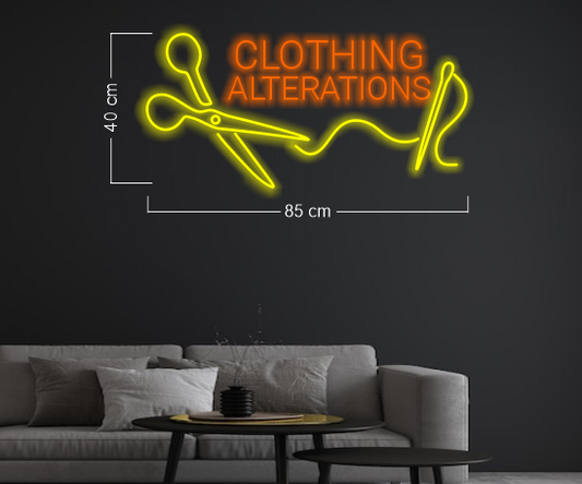 Clothing Alterations | LED Neon Sign