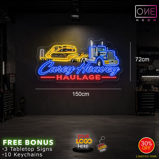 Carey Heavey Haulage | LED Neon Sign