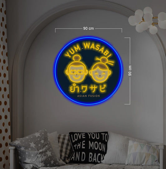 Enseigne au néon LED personnalisée pour entreprise