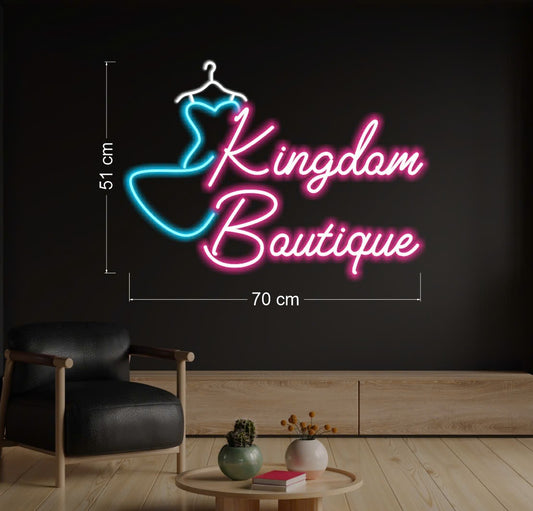 Kingdom Boutique | LED Neon Sign