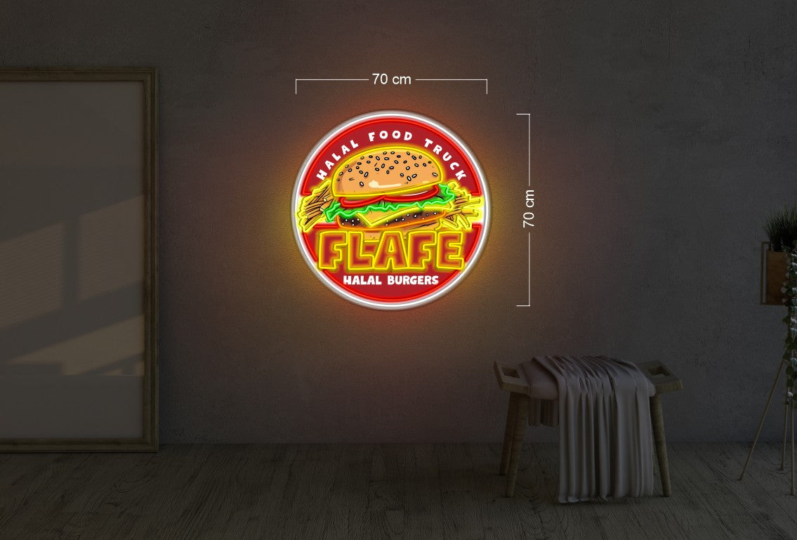 FLAFE | LED Neon Sign (Add a stand)
