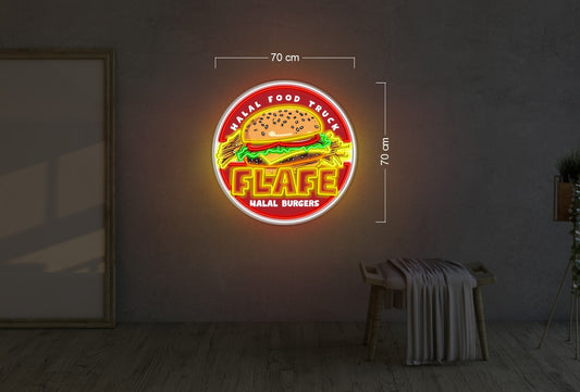 FLAFE | LED Neon Sign (Add a stand)