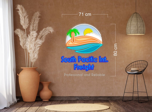South Pacific Int- Freight | LED Neon Sign