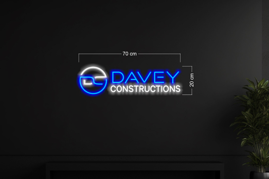 Enseigne au néon LED personnalisée pour entreprise