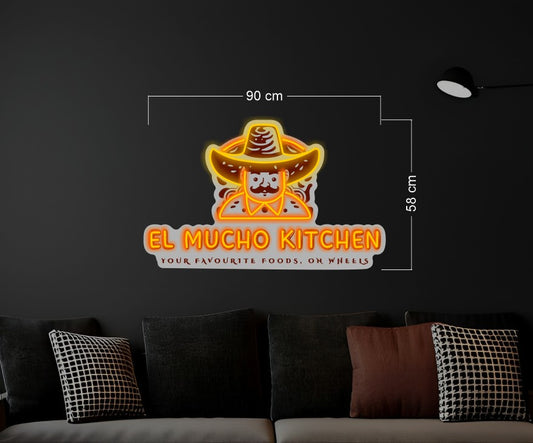 EL MUCHO KITCHEN | LED Neon Sign
