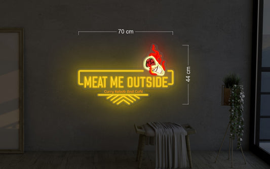 Meet Me Outside | LED Neon Sign