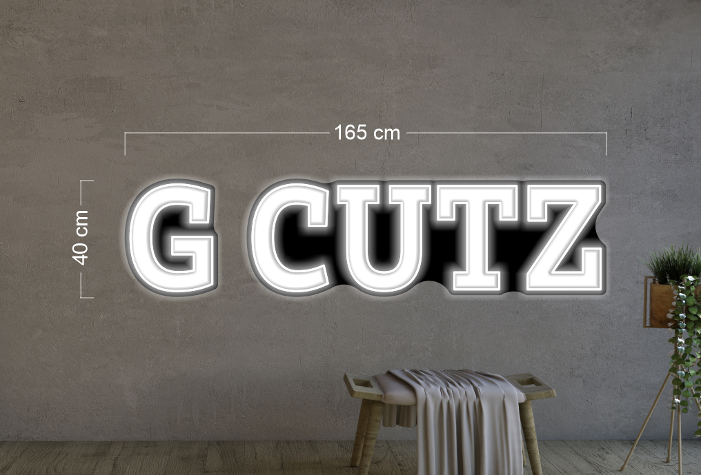 G CUTZ & BARBERS | LED Neon Sign (2 signs)