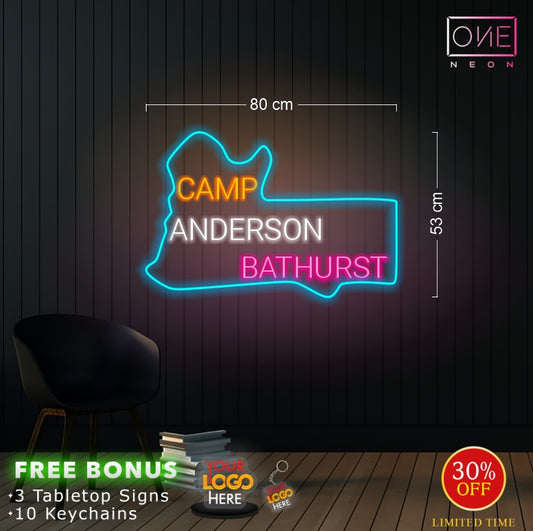 Camp Anderson Bathurst | LED Neon Sign (outdoor use)