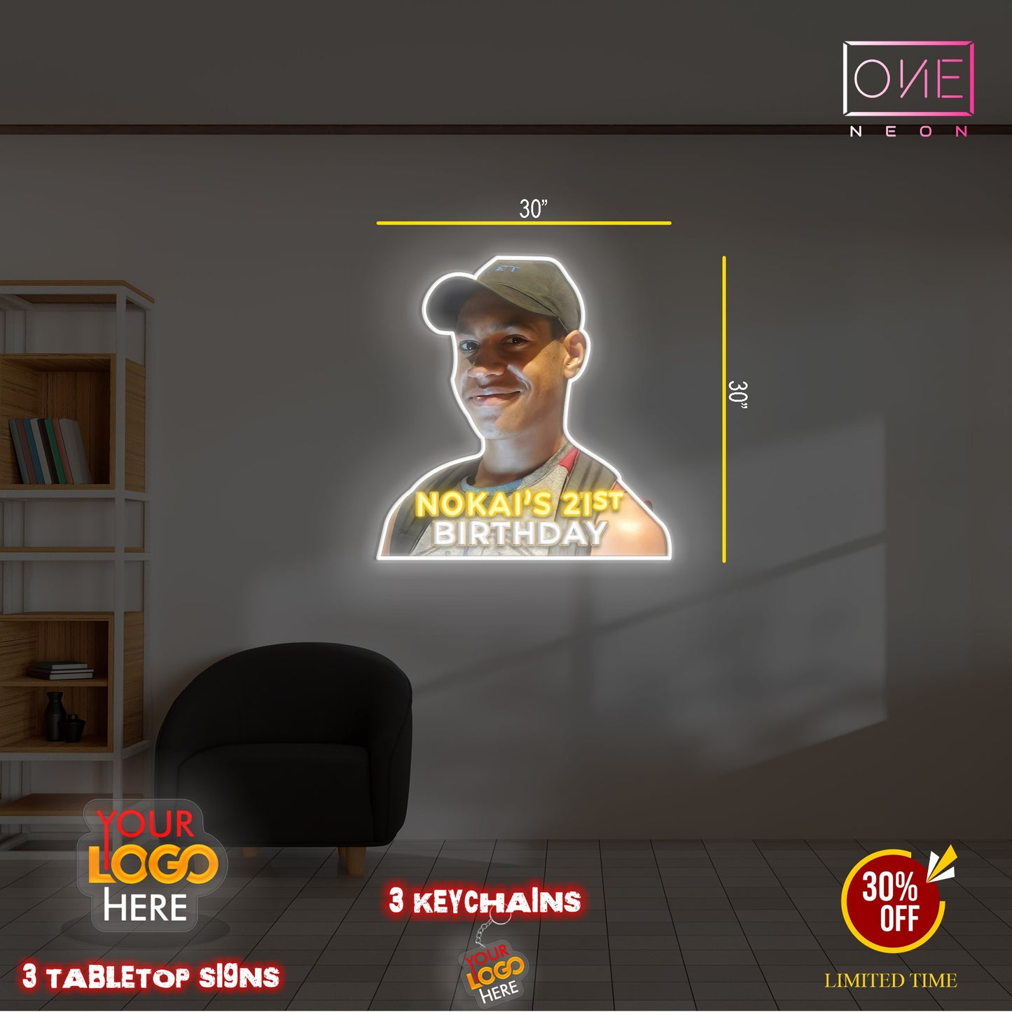Enseigne au néon LED personnalisée pour entreprise