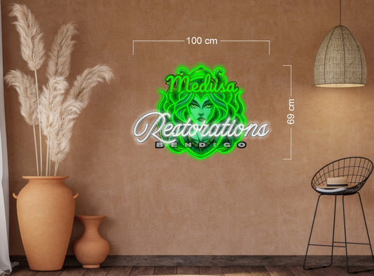Medusa Restorations Bendigo| LED Neon Sign