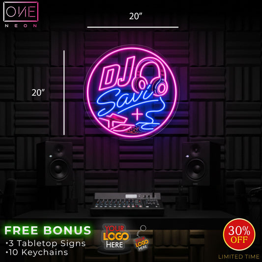 DJ SAVI| LED Neon Sign