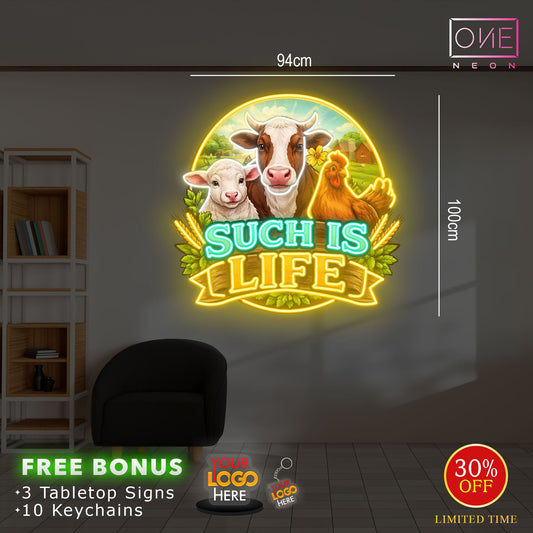 SUCH IS LIFE | LED Neon Sign