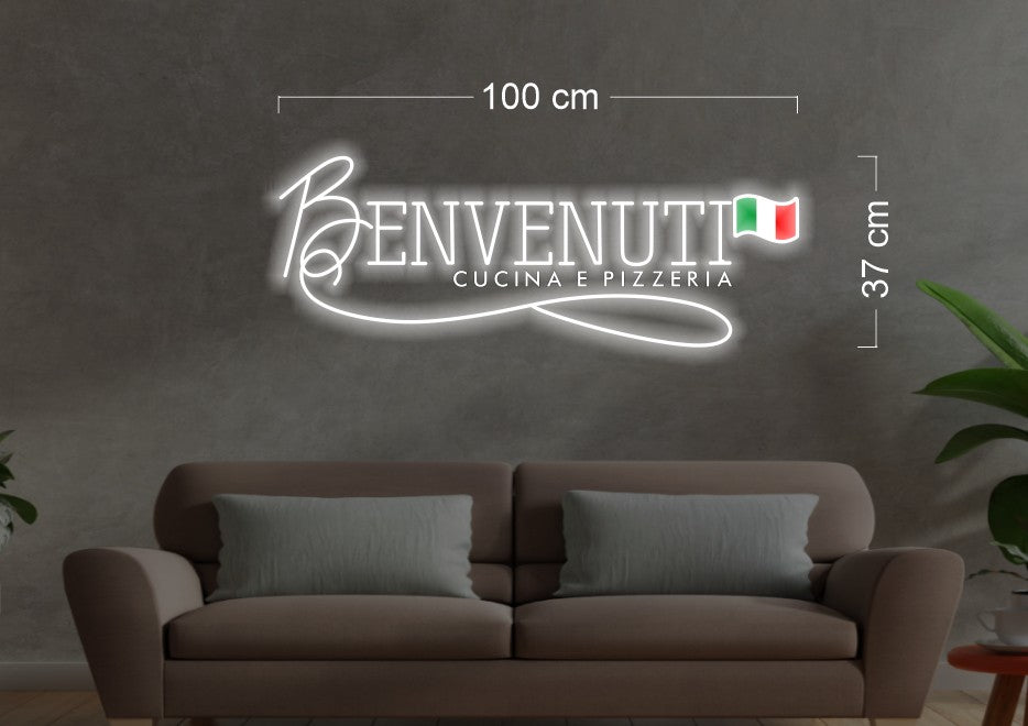 BENVENUTI | LED Neon Sign