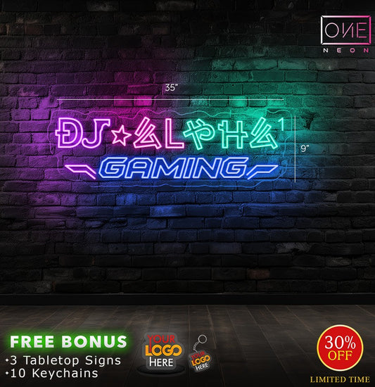 Đ𝐉٭么Lや卄么¹ GAMING | LED Neon Sign