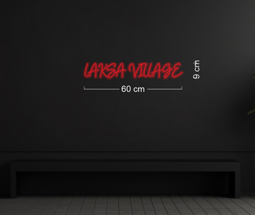 LAKSA VILLAGE | LED Neon Sign + light box