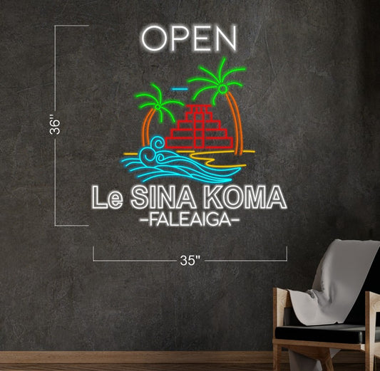 Enseigne au néon LED personnalisée pour entreprise