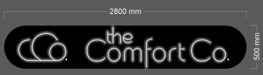 THE COMFORT CO | LED Neon Sign (3 signs)