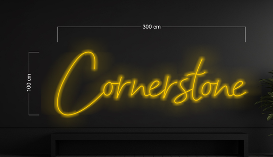 CornerStone & Meet Me in the Corner | LED Neon Sign