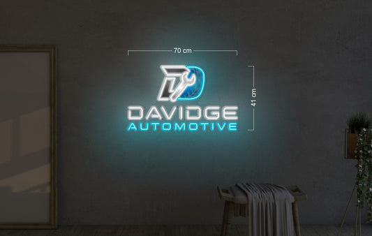 DAVIDGE AUTOMOTIVE | LED Neon Sign