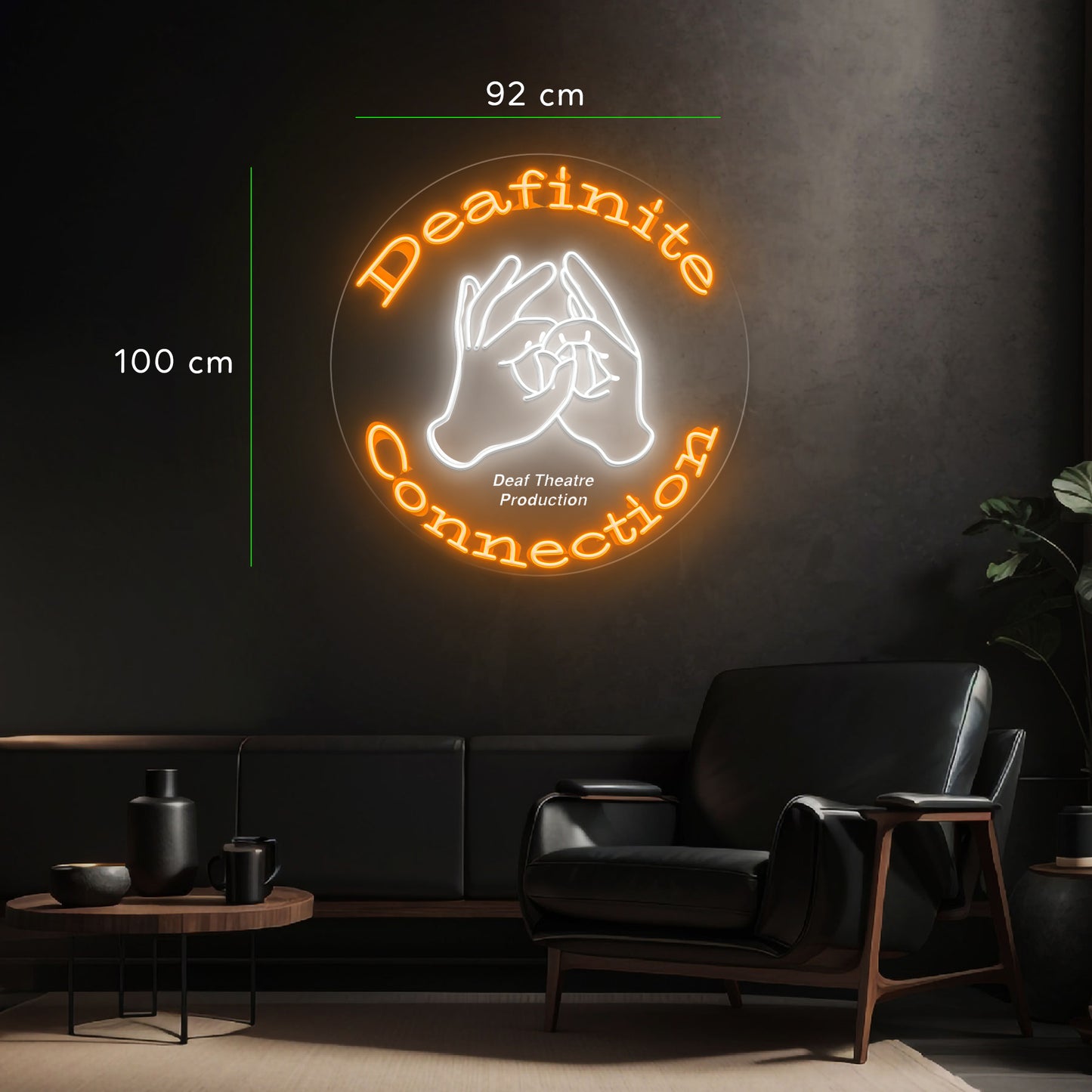 Deafinite Connection | LED Neon Sign