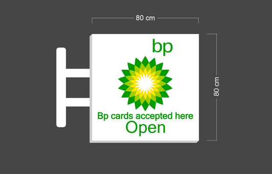 BP CARD + KEBAB BURGERS | LED Neon Sign + light box (8 weatherproof signs)