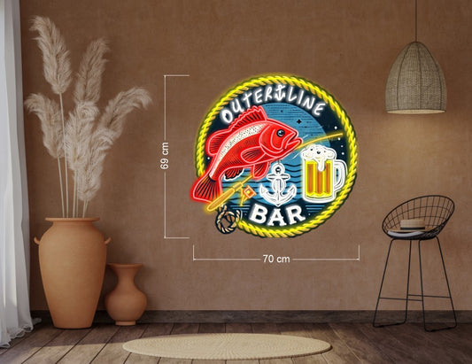 Enseigne au néon LED personnalisée pour entreprise