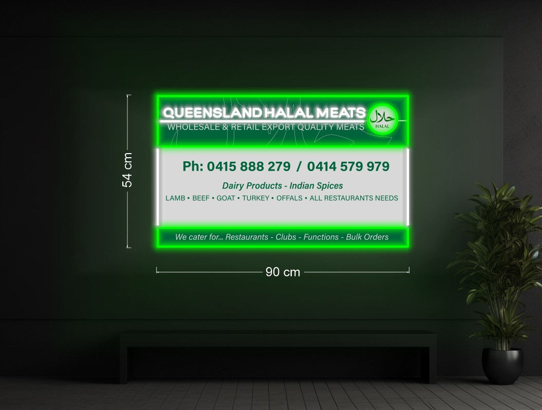 Enseigne au néon LED personnalisée pour entreprise