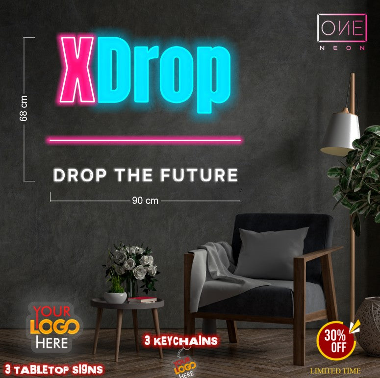 Enseigne au néon LED personnalisée pour entreprise