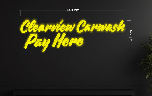 Enseigne au néon LED personnalisée pour entreprise