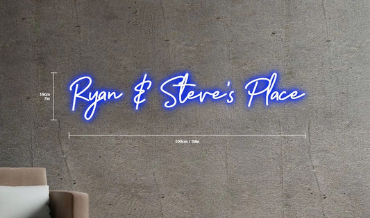 Ryan & Steve’s Place | LED Neon Sign