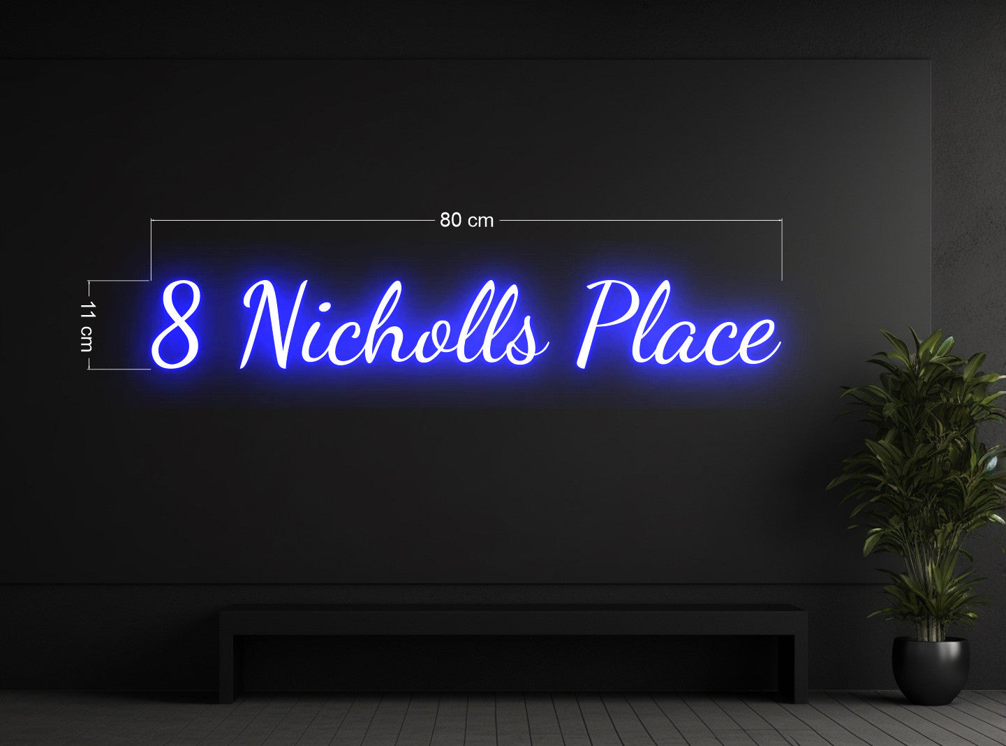 8 Nicholls Place | LED Neon Sign