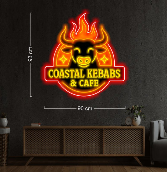 Enseigne au néon LED personnalisée pour entreprise